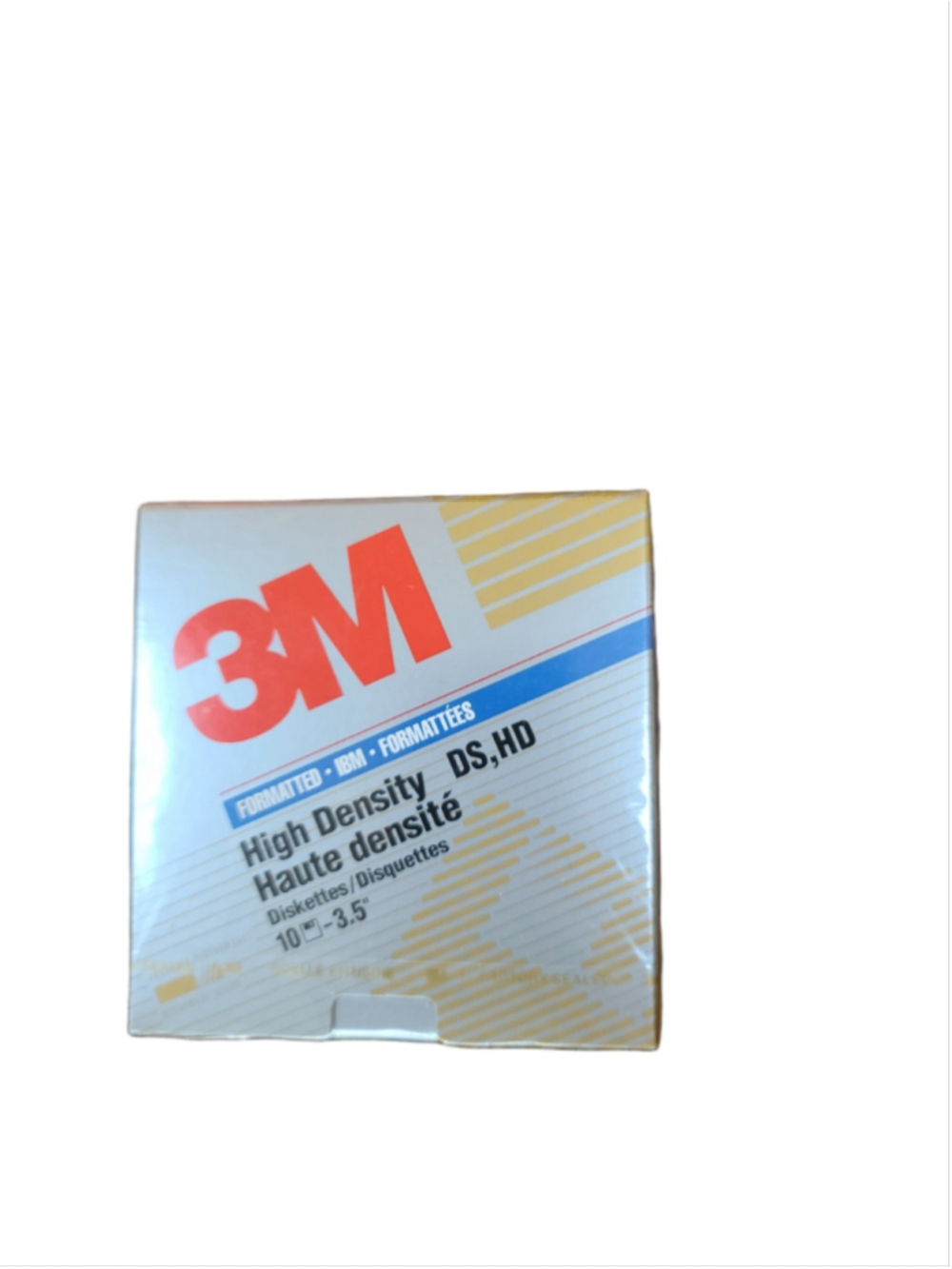 Vintage 3M 3.5 Floppy Disks IBM Formatted 10 Pack Sealed